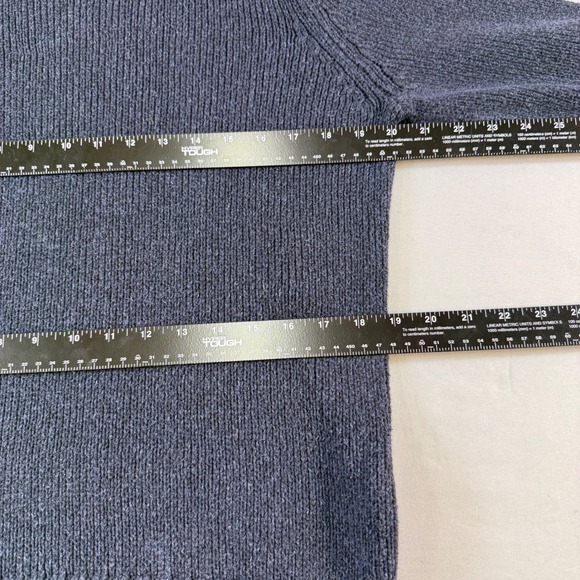 Abercrombie & Fitch Mens Muscle Fit Ribbed Crewneck Sweater Charcoal Gray Large - Picture 9 of 15